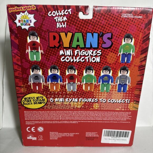 Ryan’s World 8 Mini Figure Collection Set - Picture 2 of 2